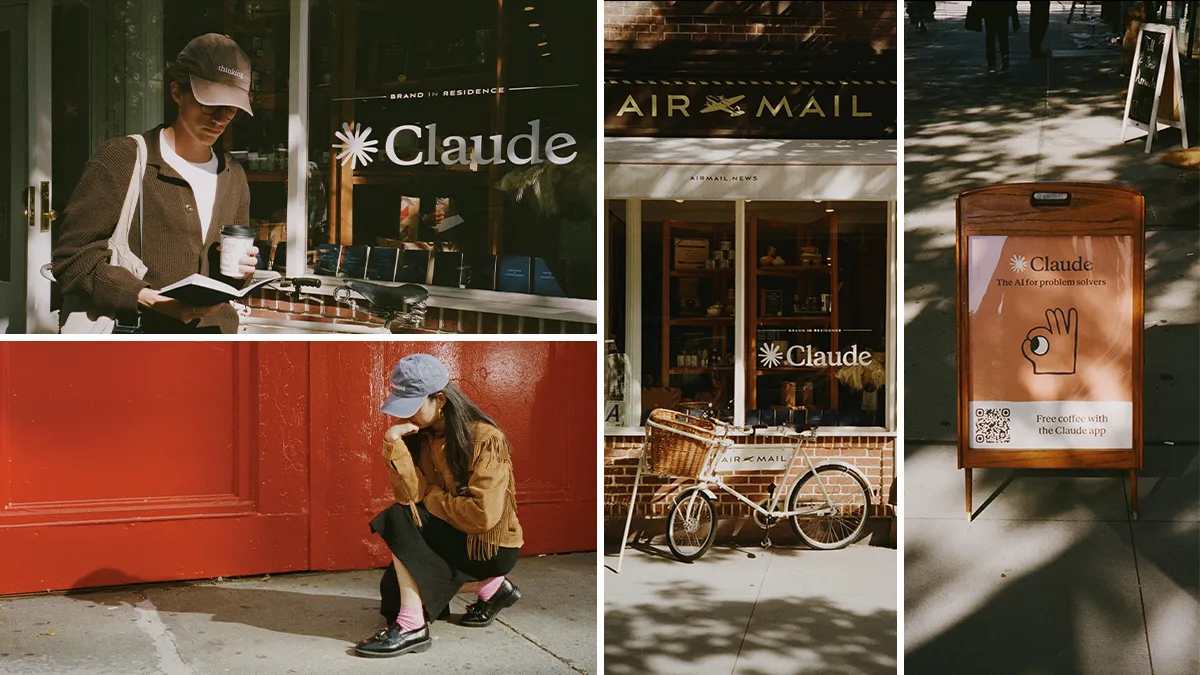Claude Cafe pop-up in New York
