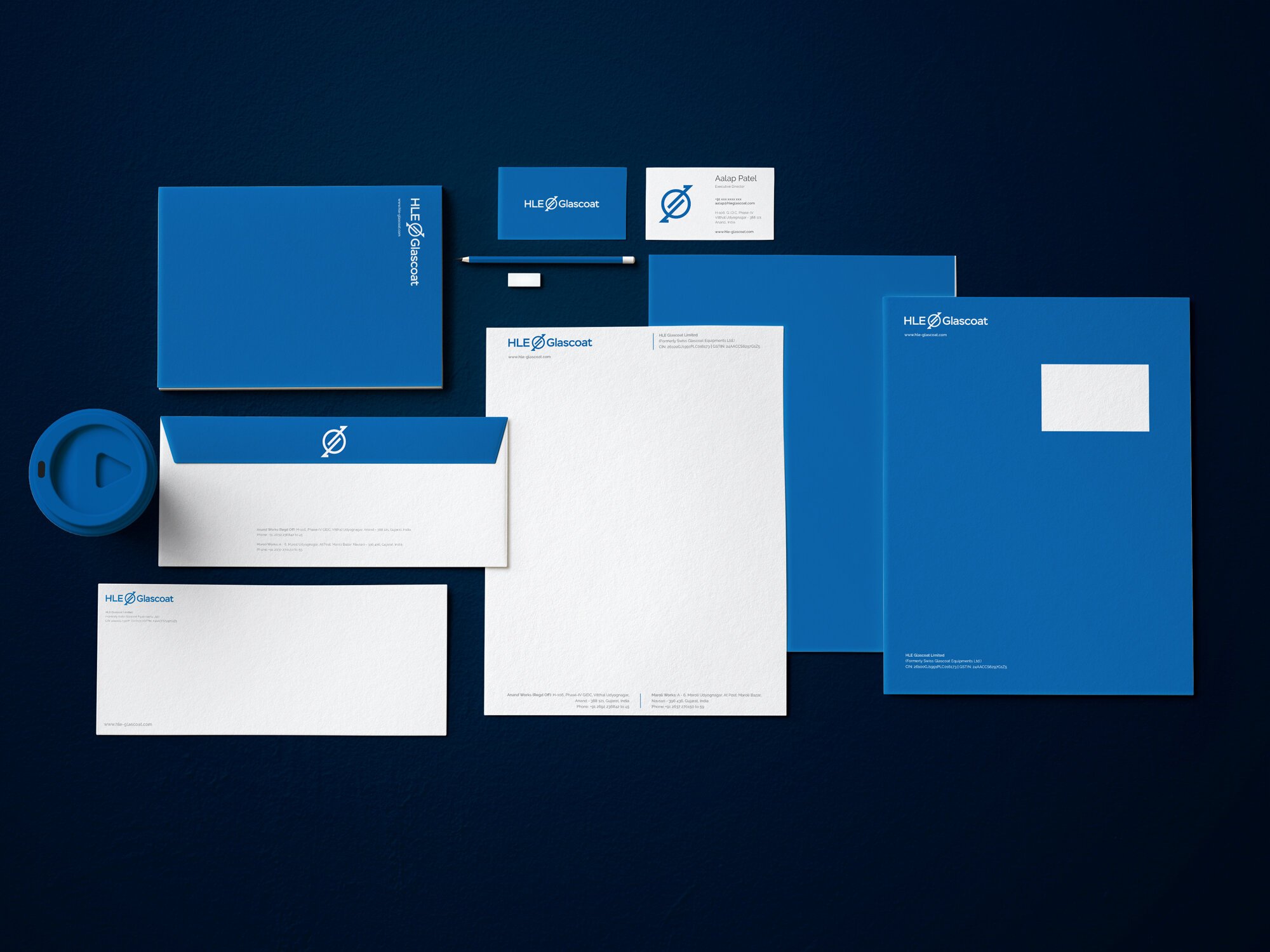 HLE Glascoat stationery