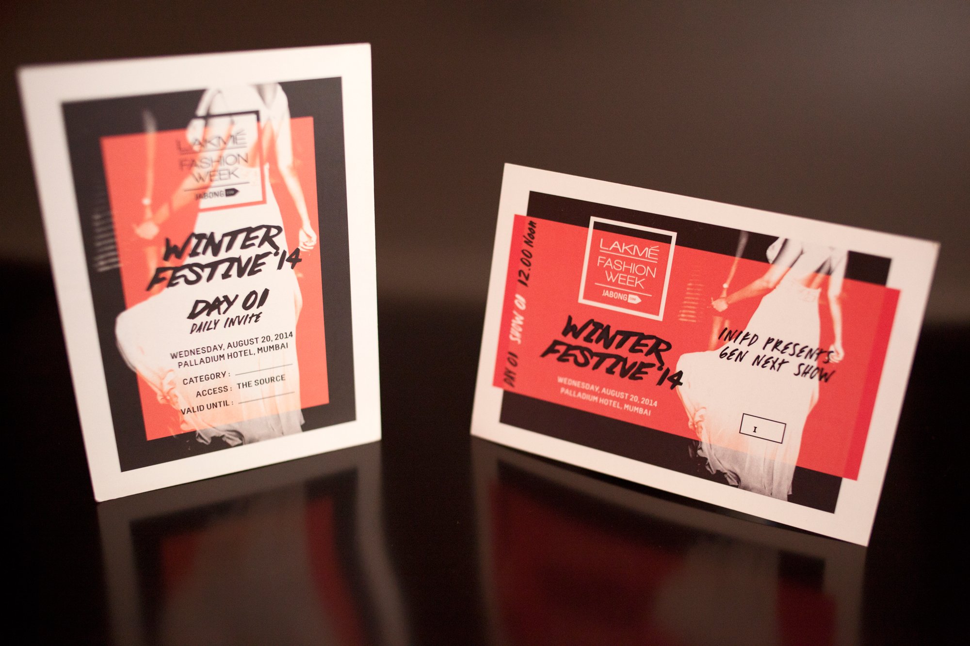 Lakmé Fashion Week Winter 2014 signage