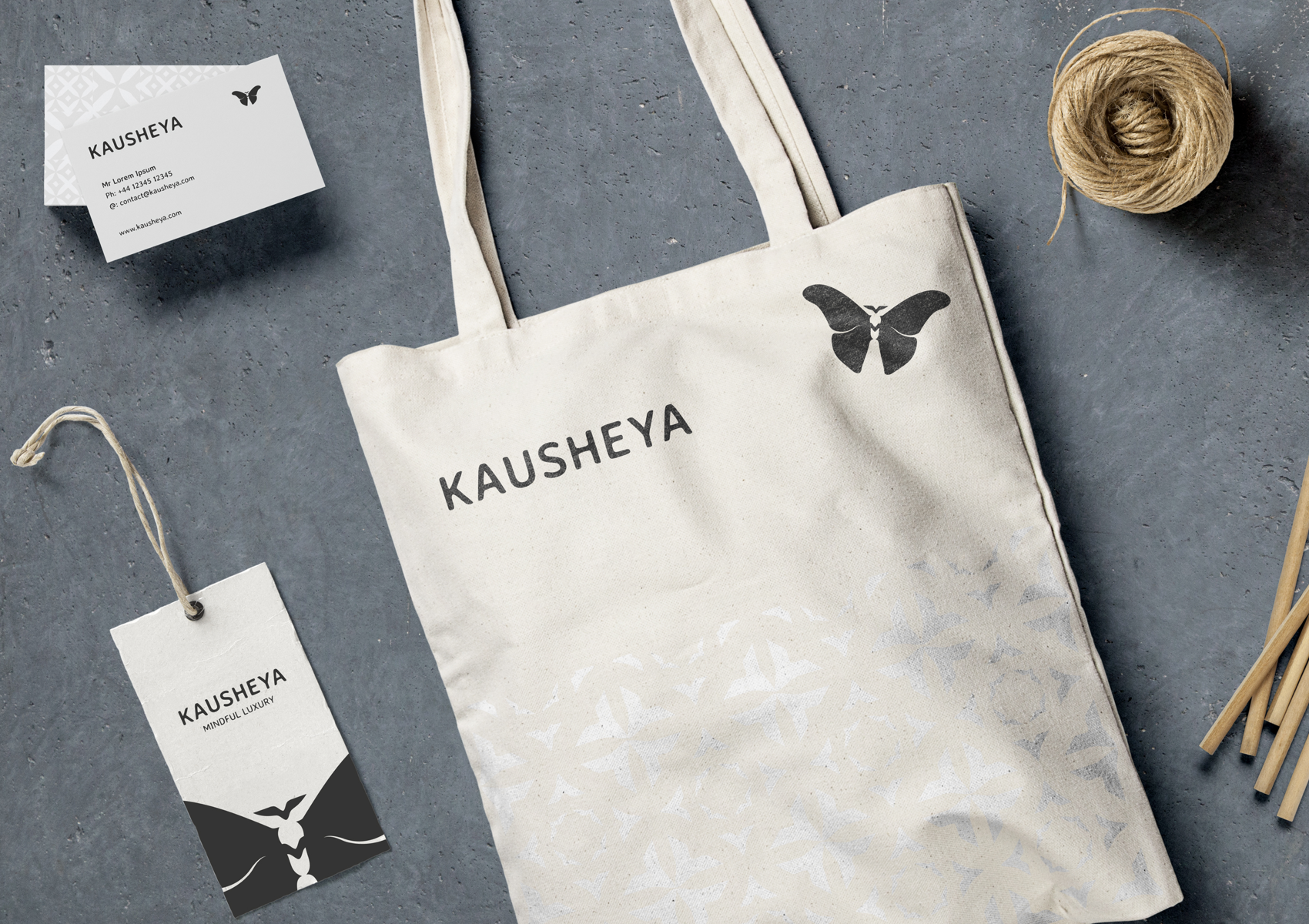 Kausheya Silks stationery