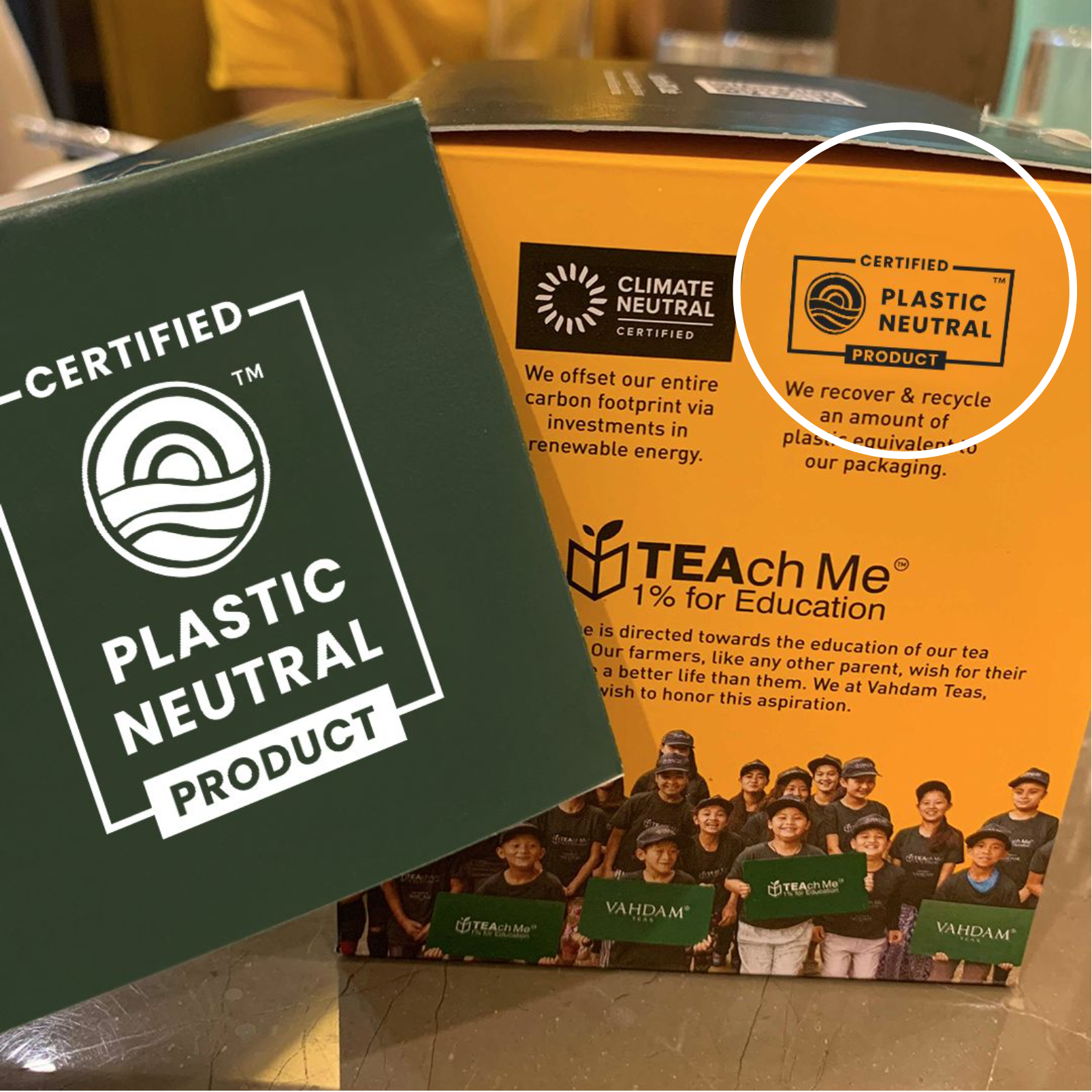 rePurpose certification seal on product packaging