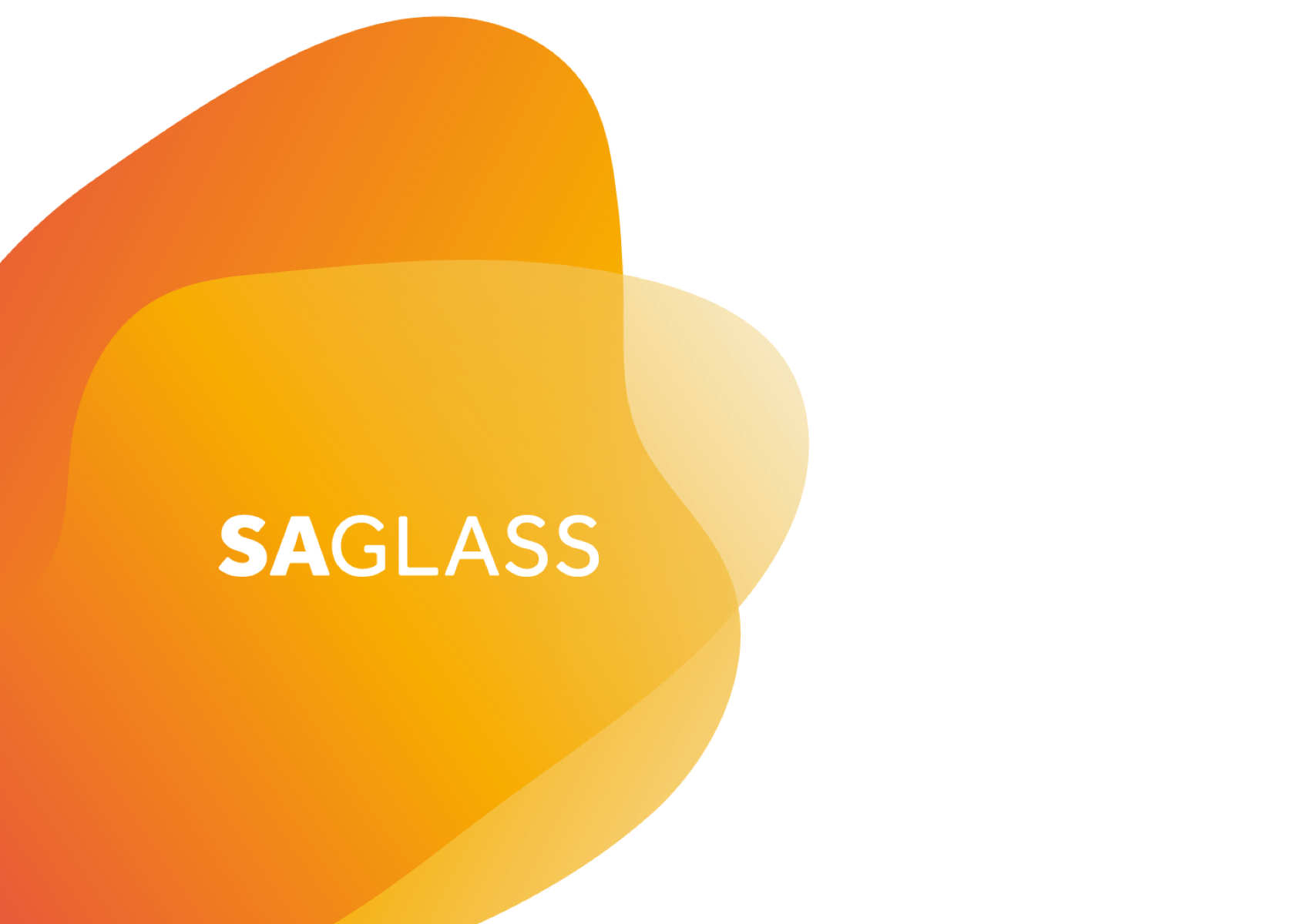 SAGlass logo applications