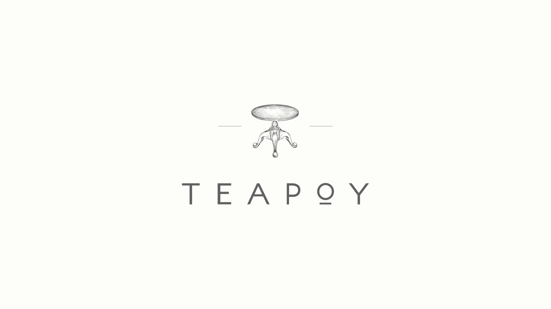 Teapoy logo design